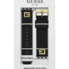 Zwarte siliconenband van 42-44 mm voor Apple Watch®